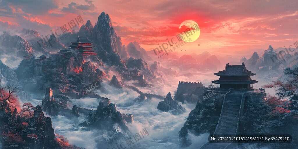 古风仙境天上宫阙