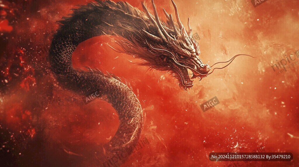 龙年横版插画