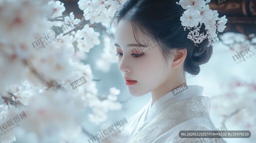唯美汉服女孩