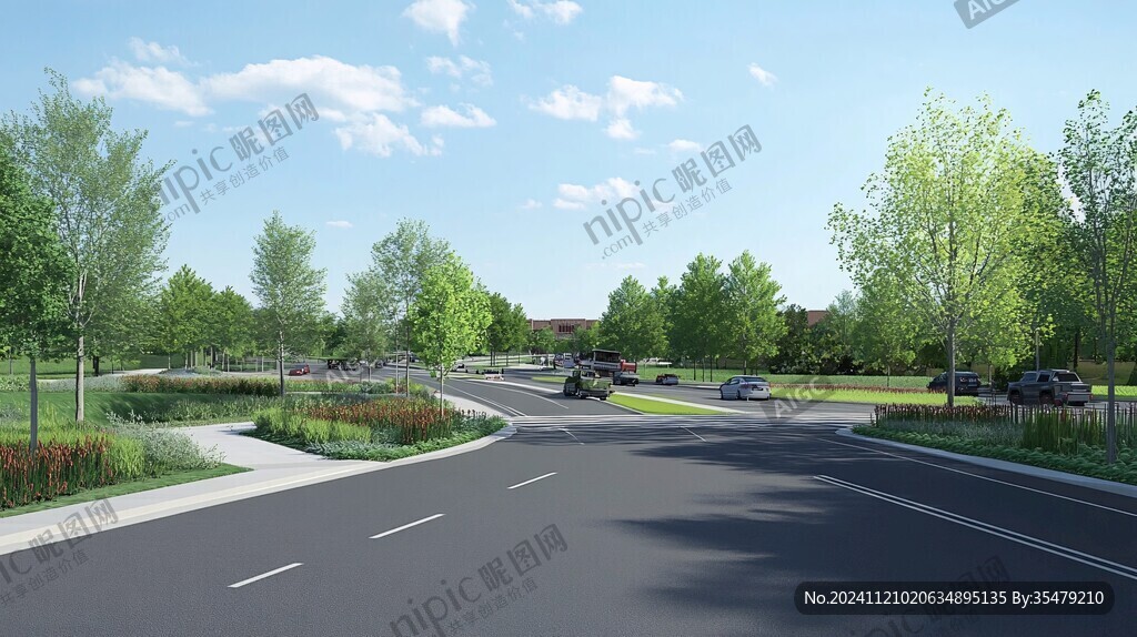 道路效果图设计