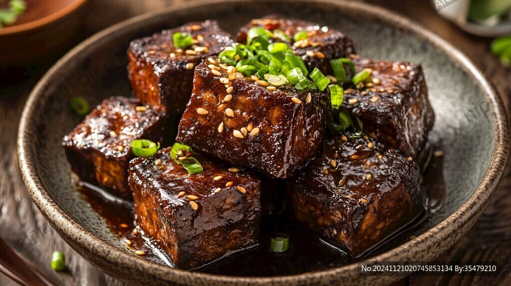 蜜汁豆腐