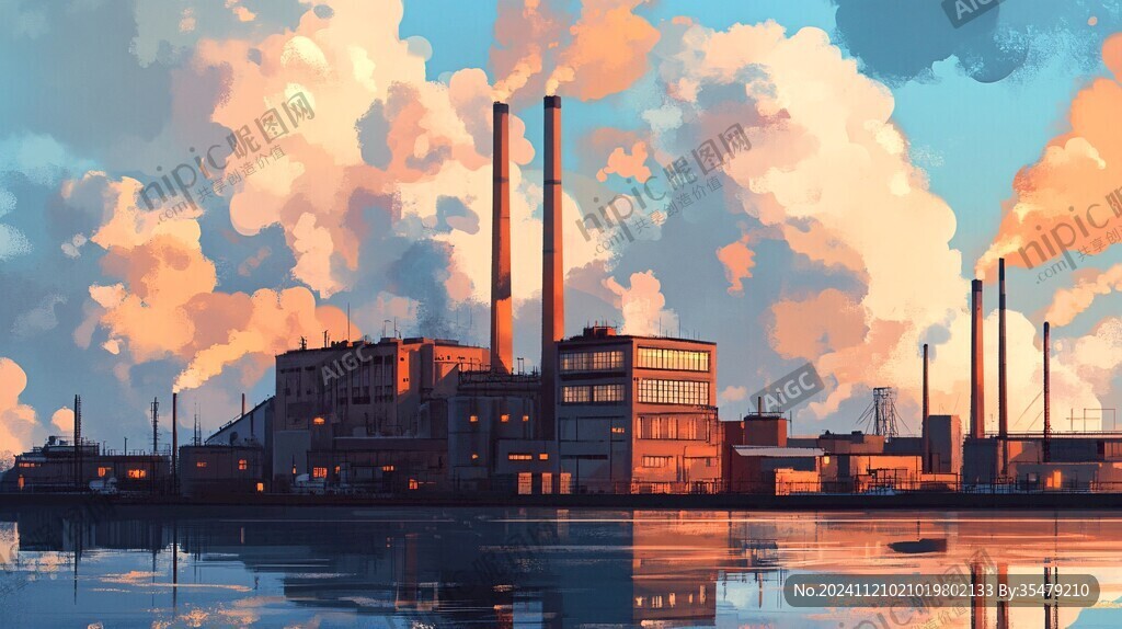 电厂场景海报