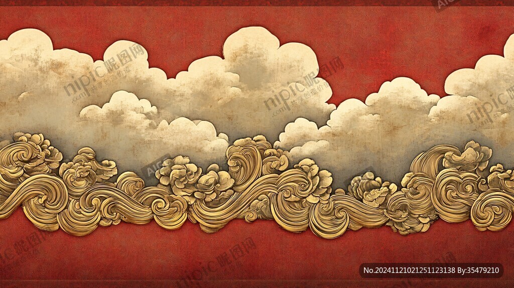 金银云纹