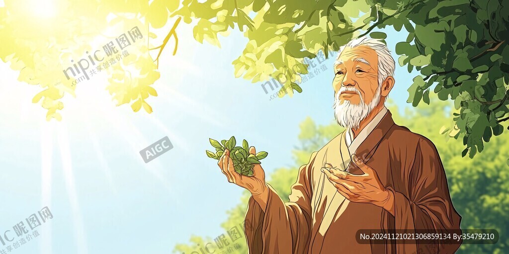医学家采药图