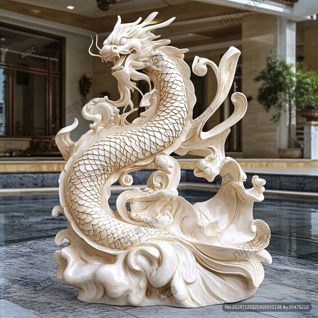 龙情厚意龙雕塑