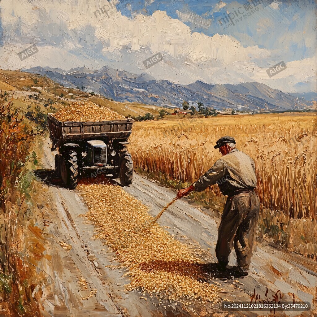 丰收名画