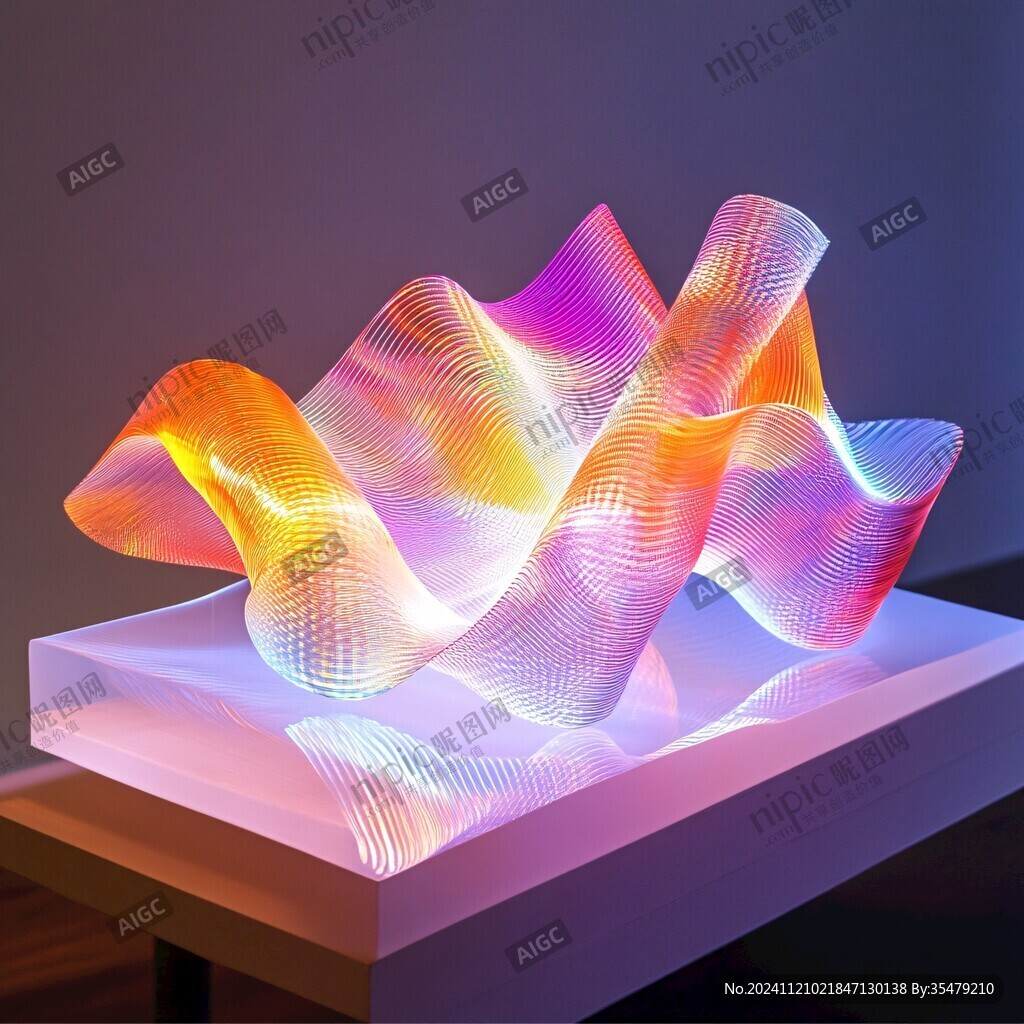 立体渐变发光体设计