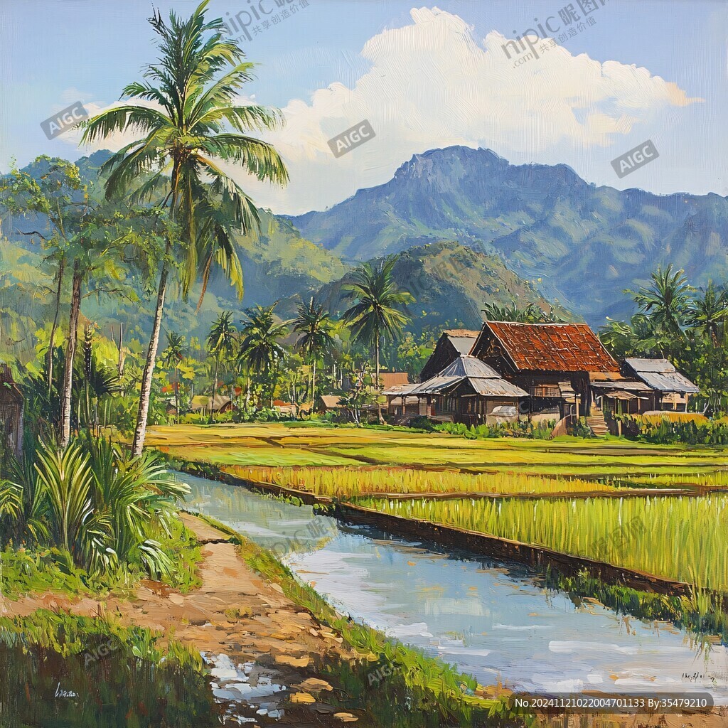 东南亚油画
