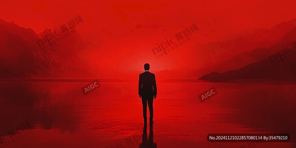 孤身一人背景素材