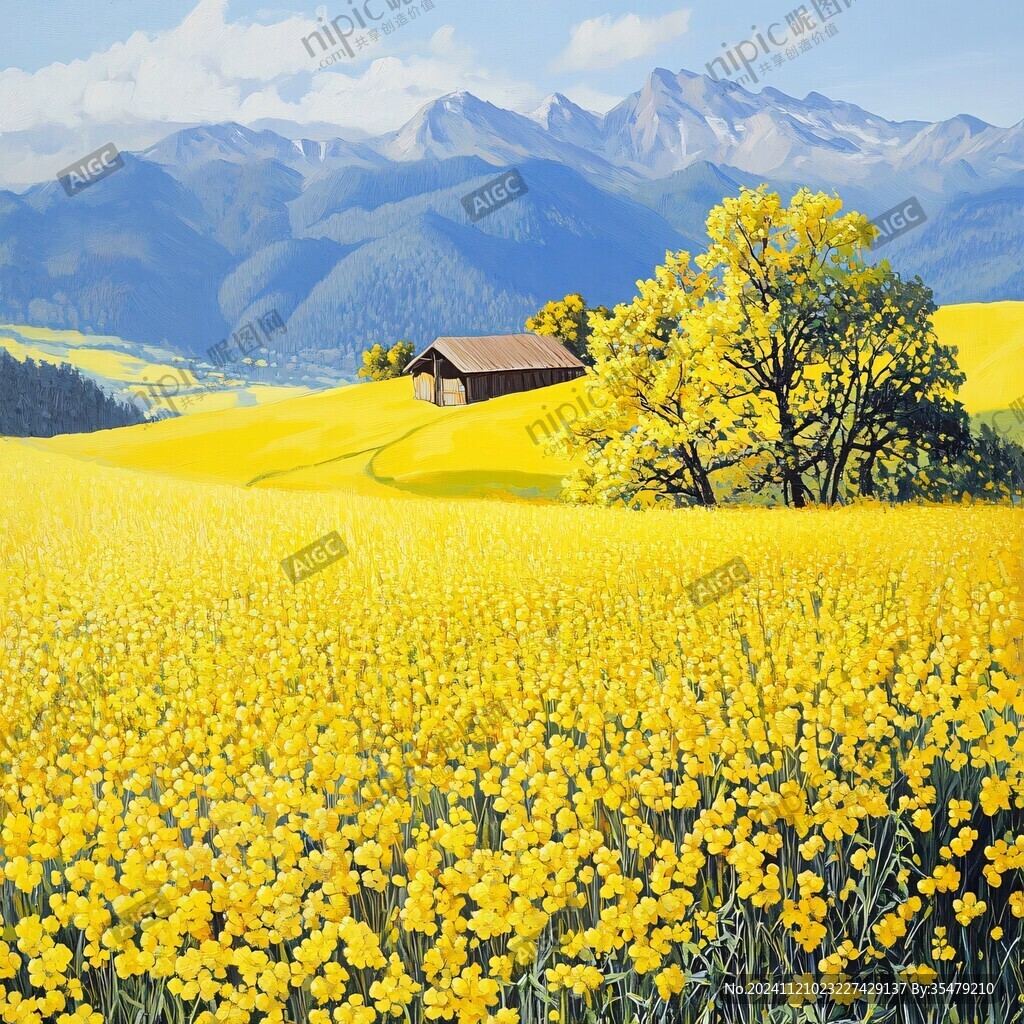 油菜地高清