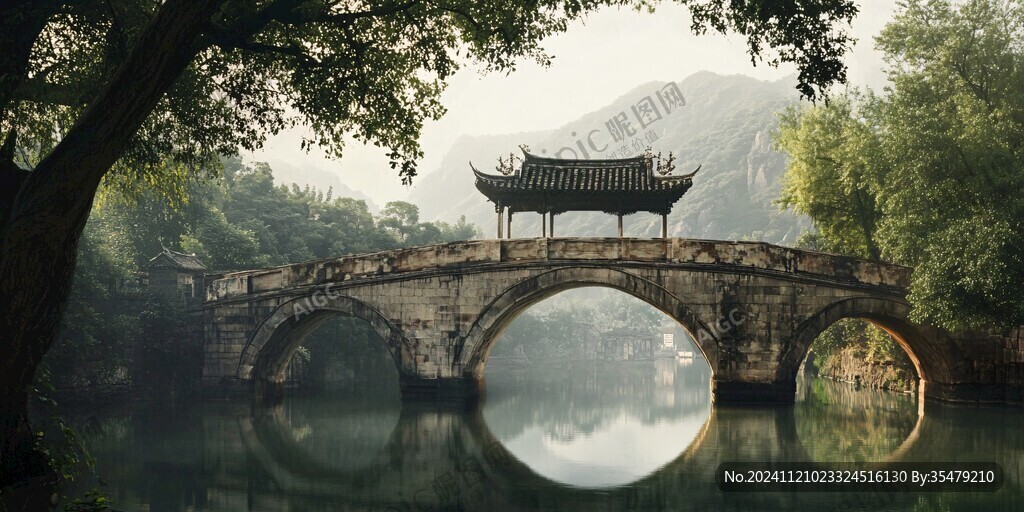 唯美古桥