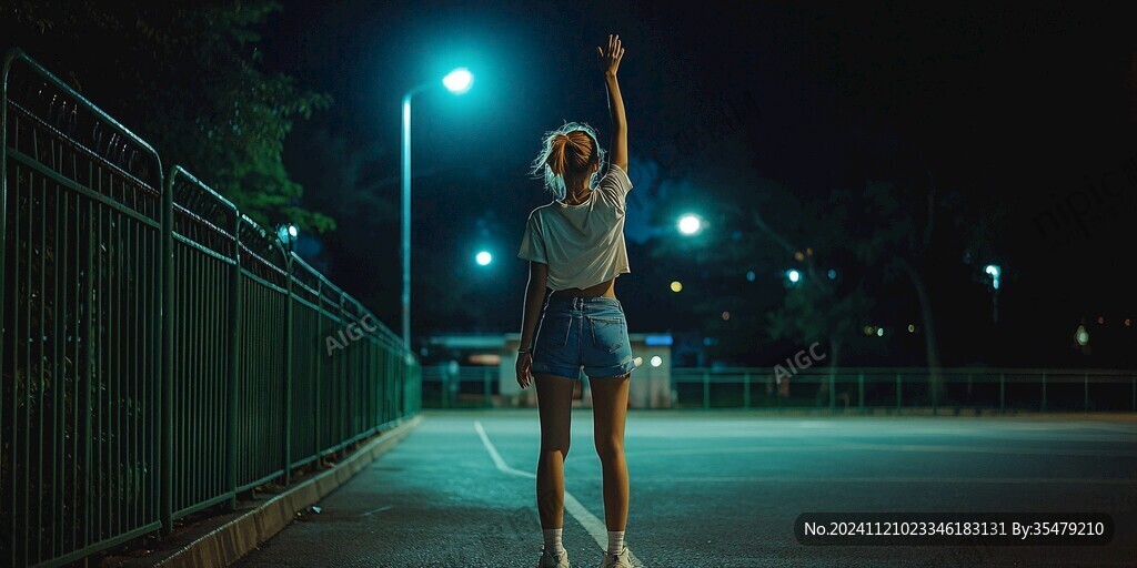 校园夏夜