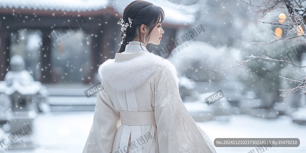 古装汉韵冬雪