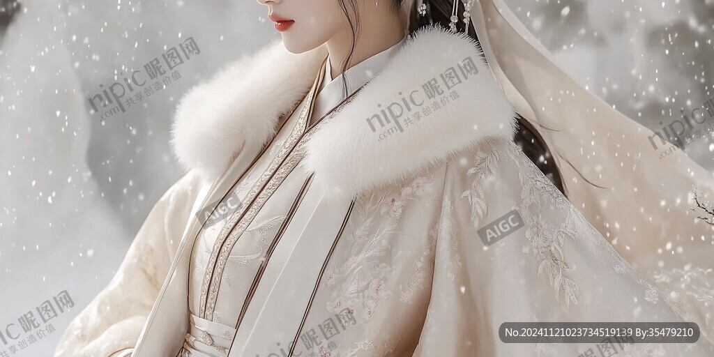 汉服雪景