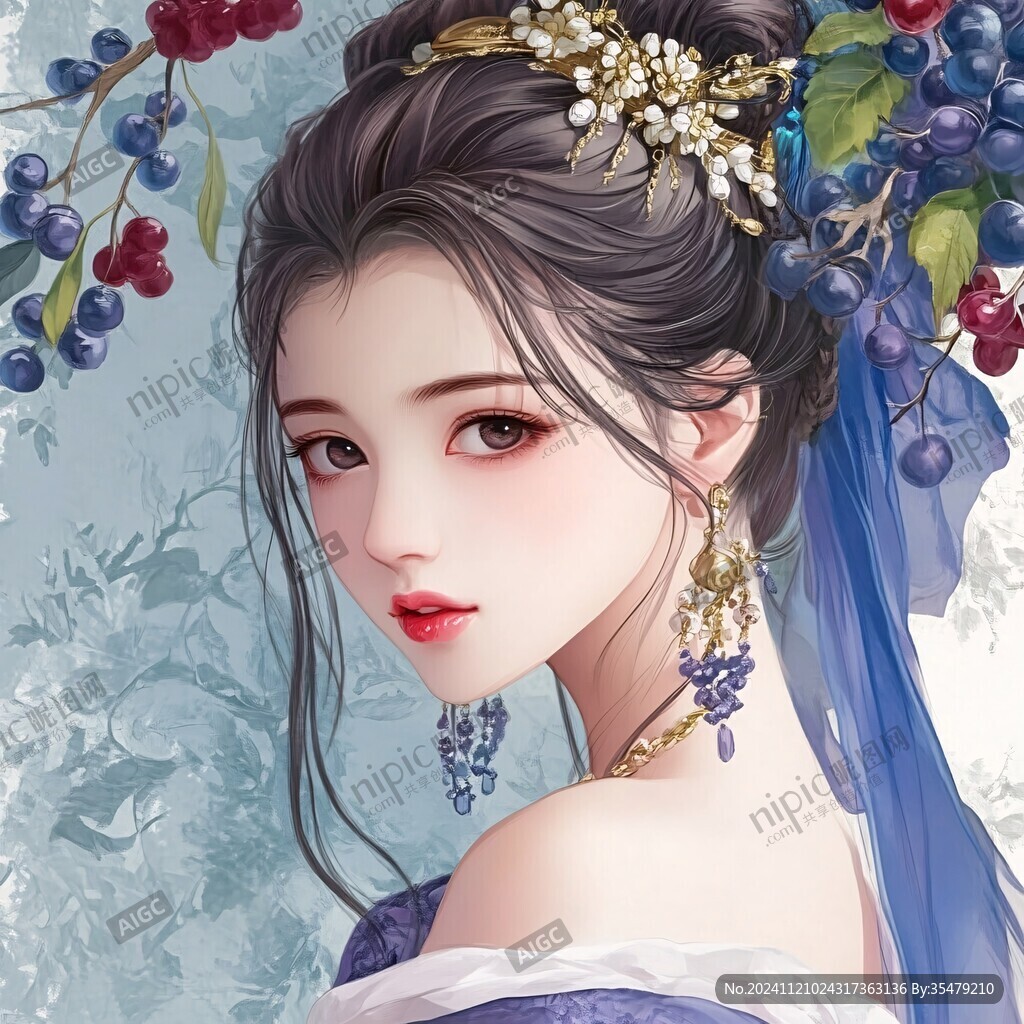 板绘人像
