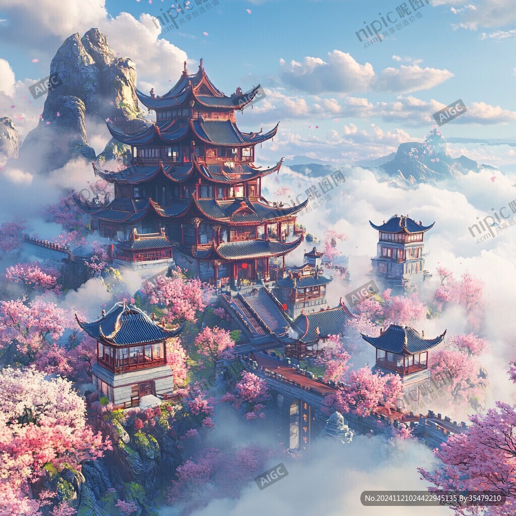 古风仙境天上宫阙