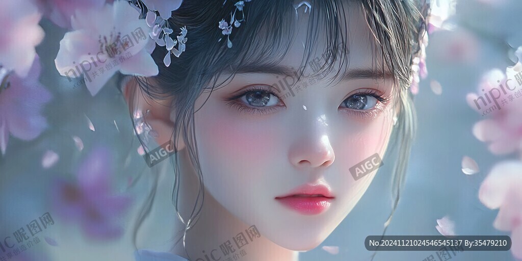 仙气清冷少女壁纸图片
