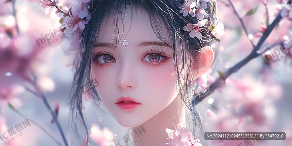 仙气清冷少女壁纸图片