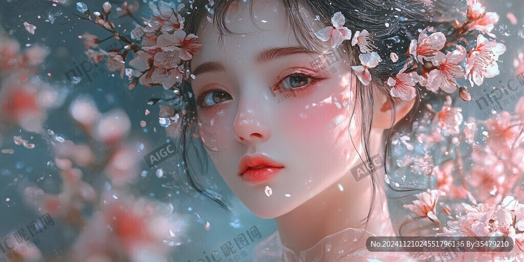 仙气清冷少女壁纸图片