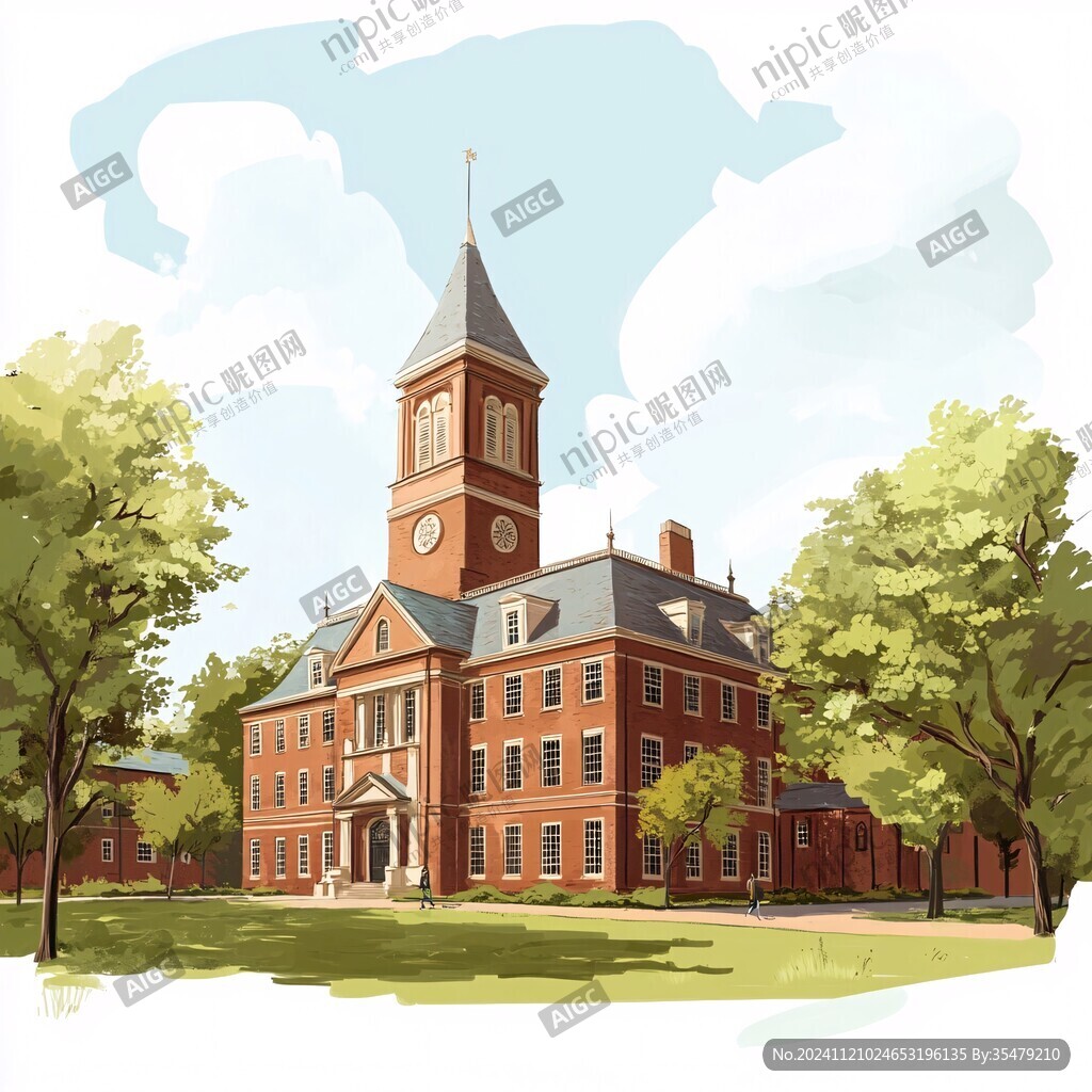 普林斯顿大学插画