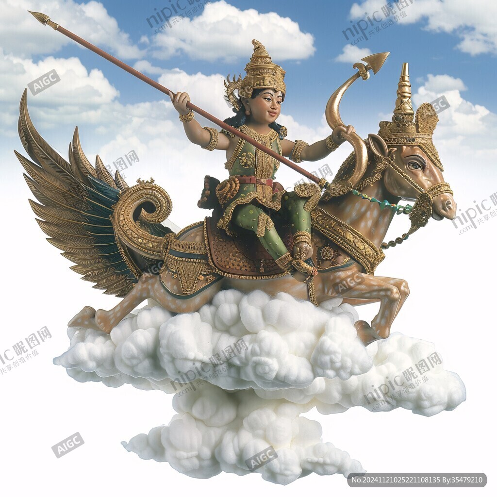 骑金翅鸟的毗湿奴