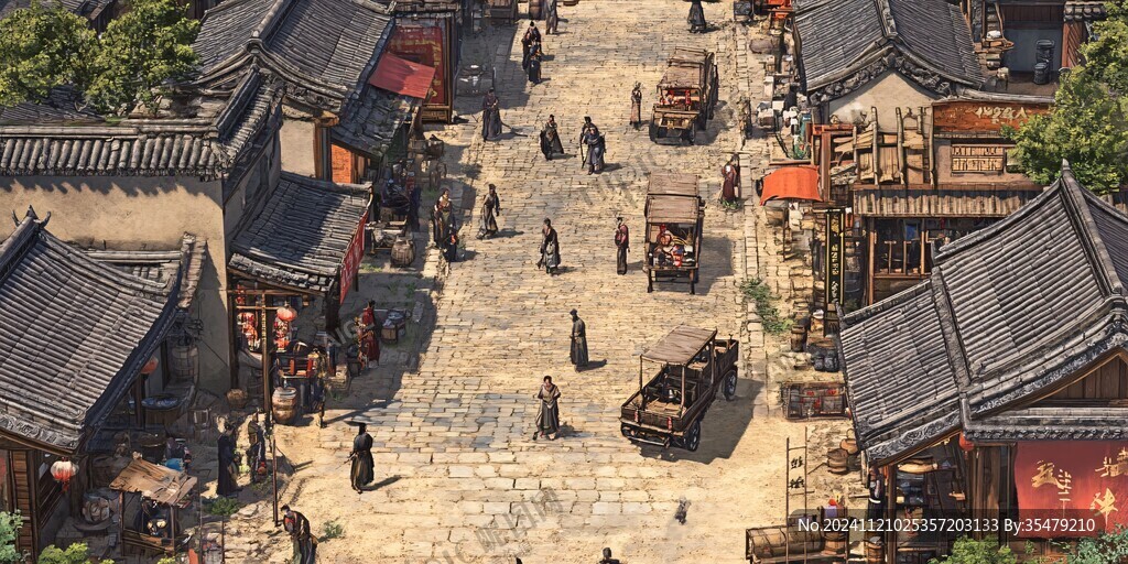 古代集市集镇市场城市