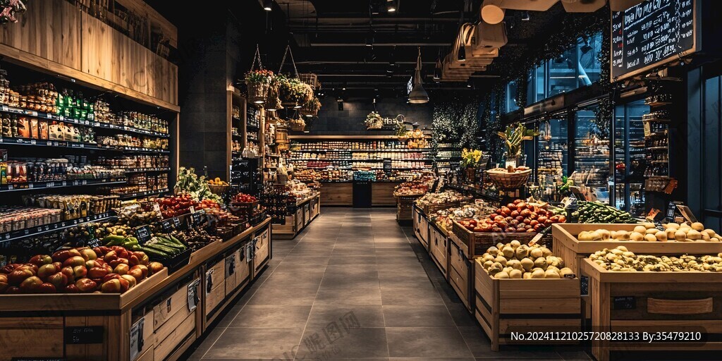 生鲜店效果图