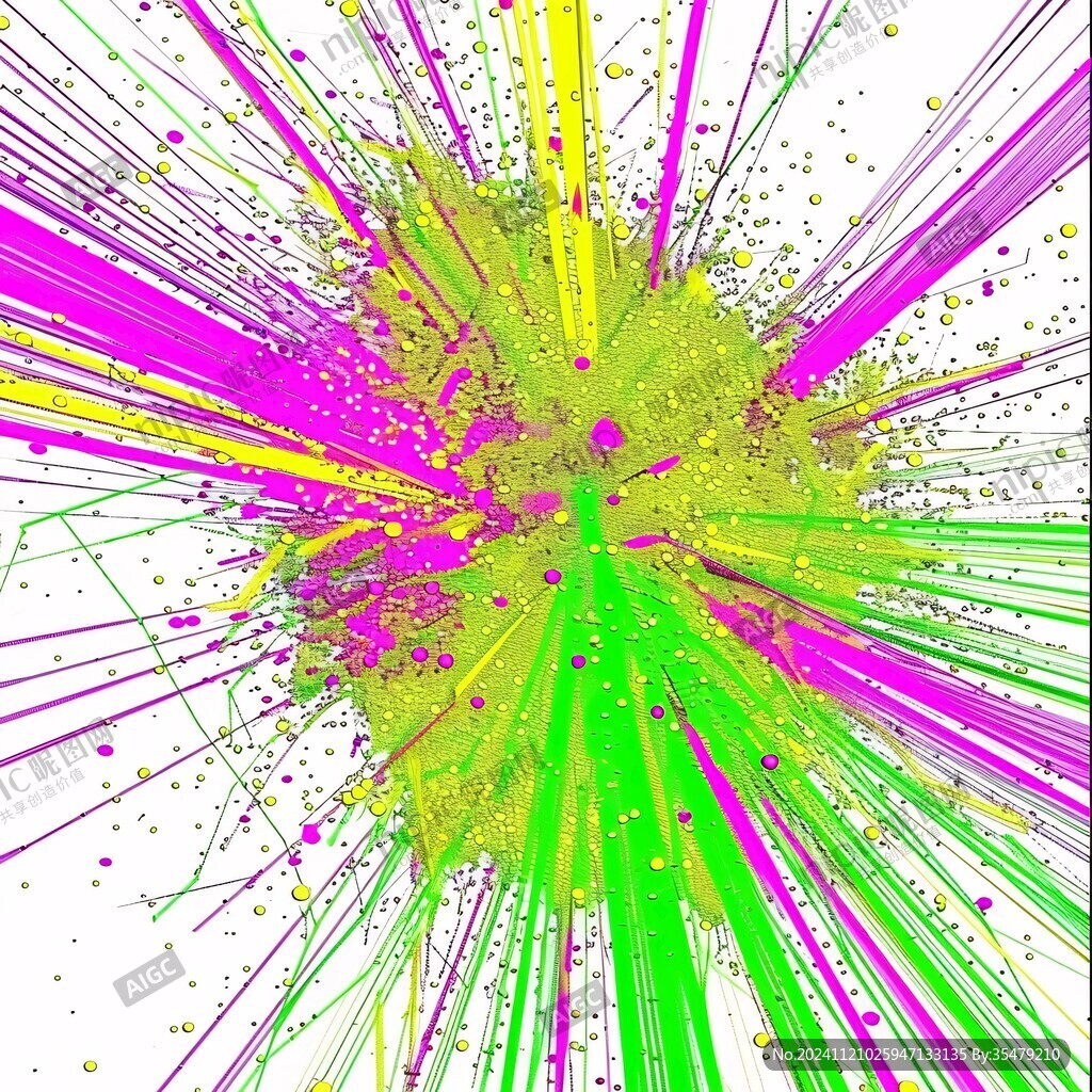 爆炸式底纹