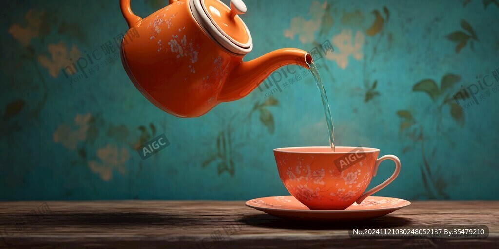 创意茶壶倒茶