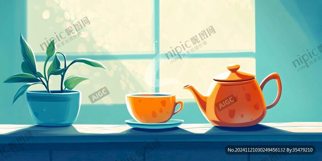 茶具插画