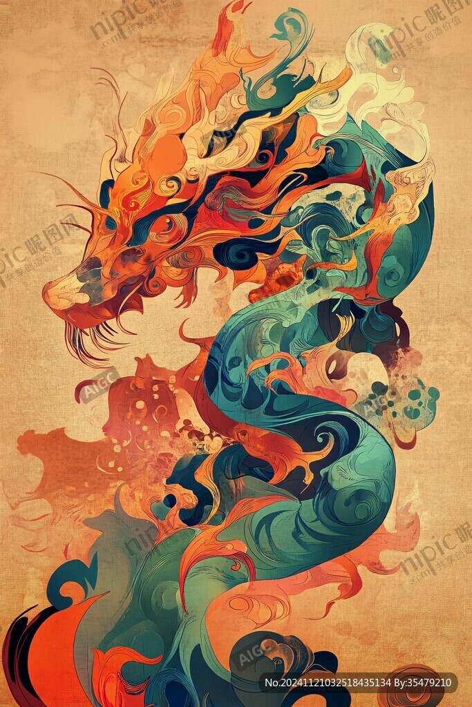 龙年插画系列组合