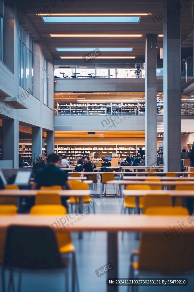大学校园图书馆