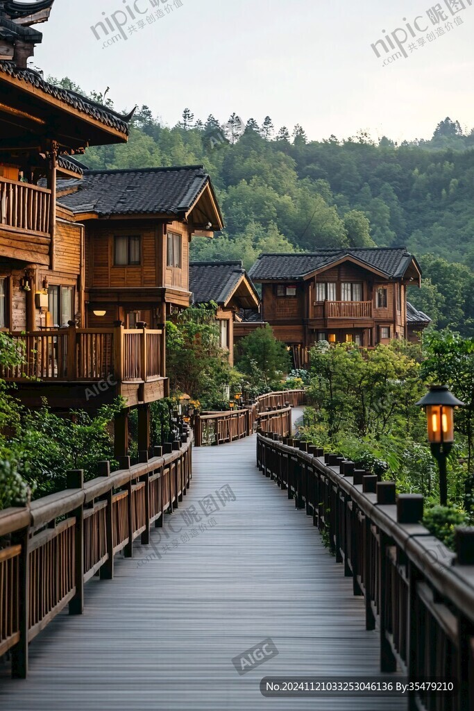 拈花湾民宿建筑