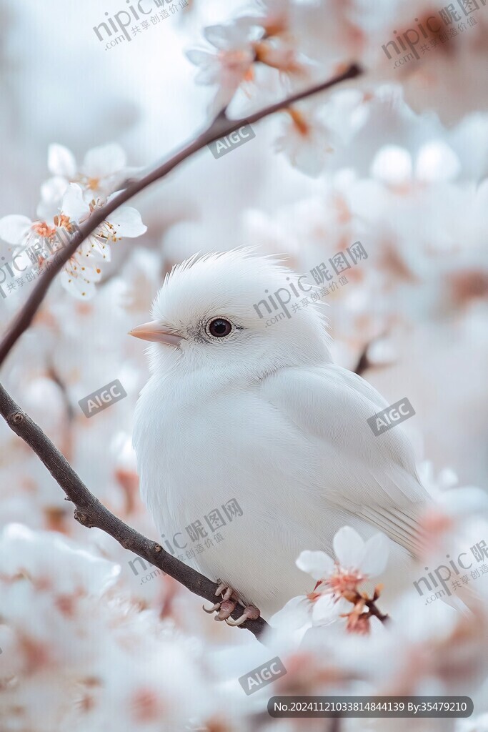 小鸟与樱花