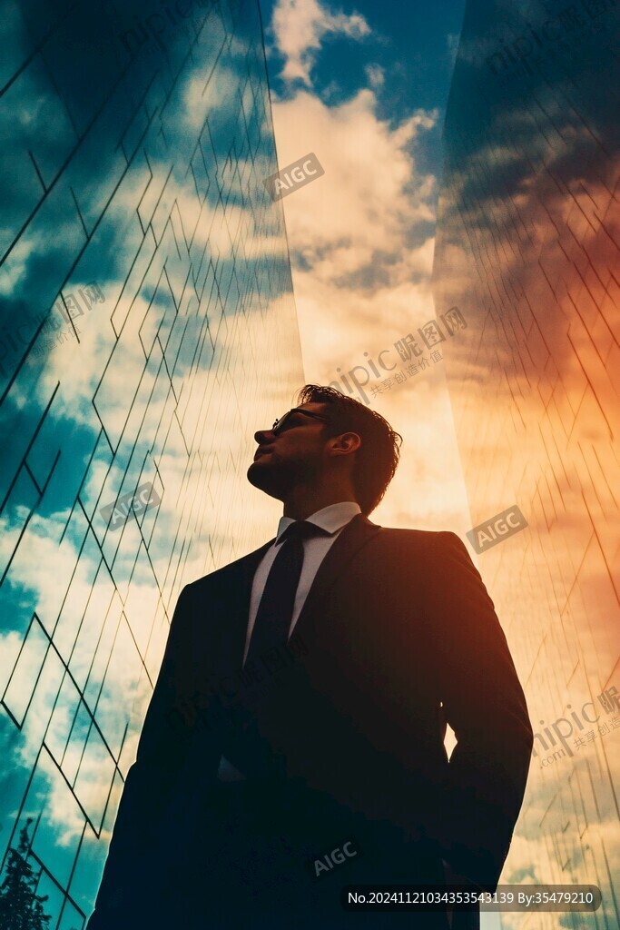 企业远景畅想海报