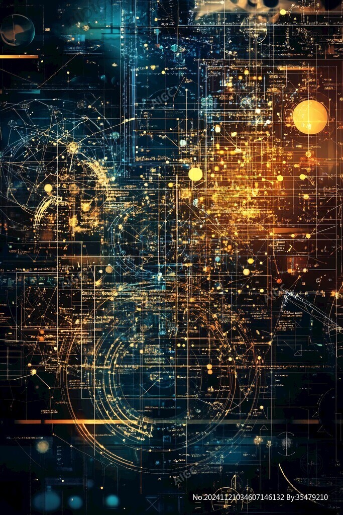 工业科技底纹