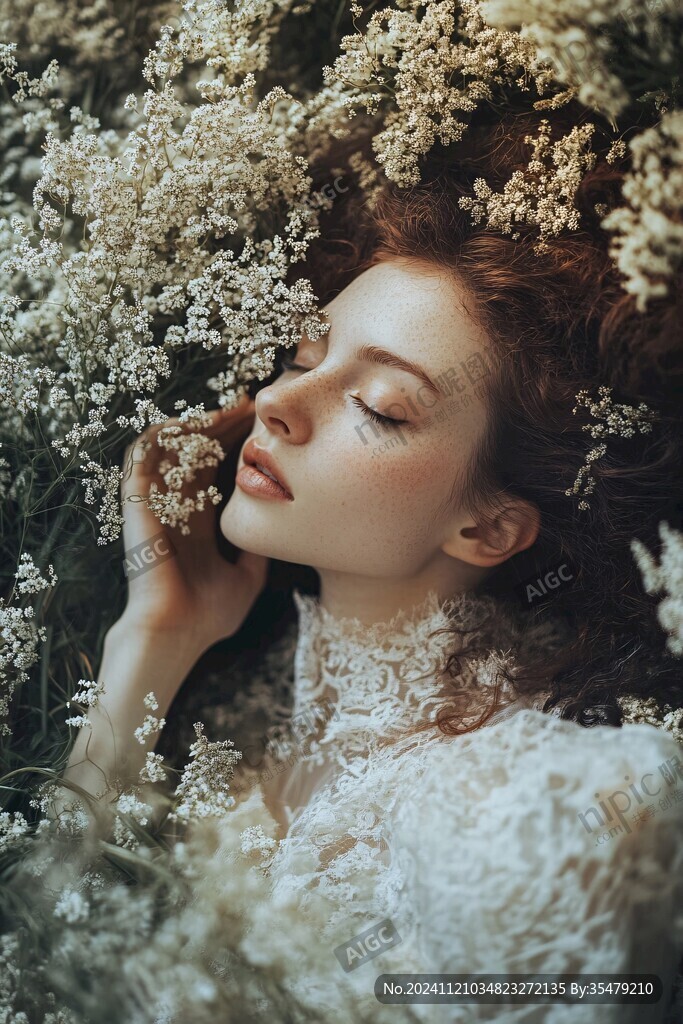 唯美花间美人