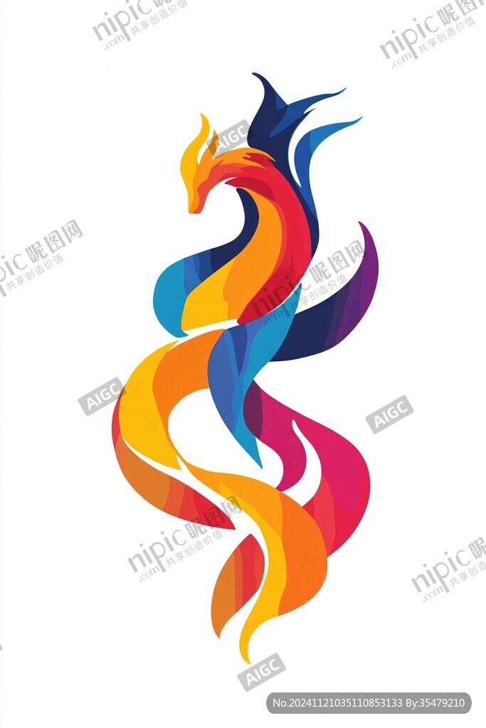 龙马元素logo