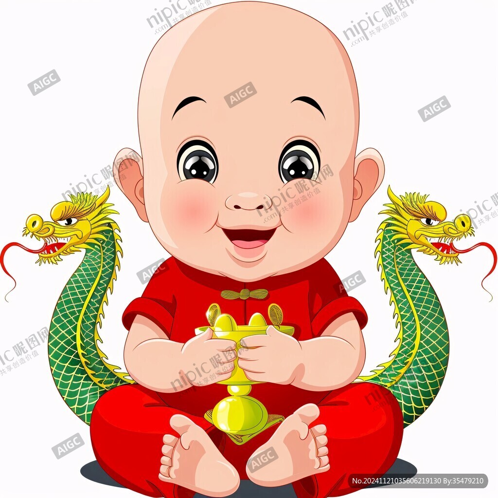 龙年卡通龙宝宝