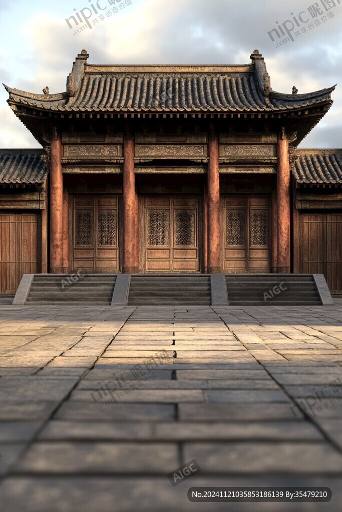 古代官府衙门背景
