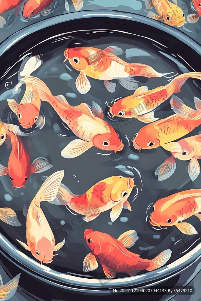 插画锦鲤