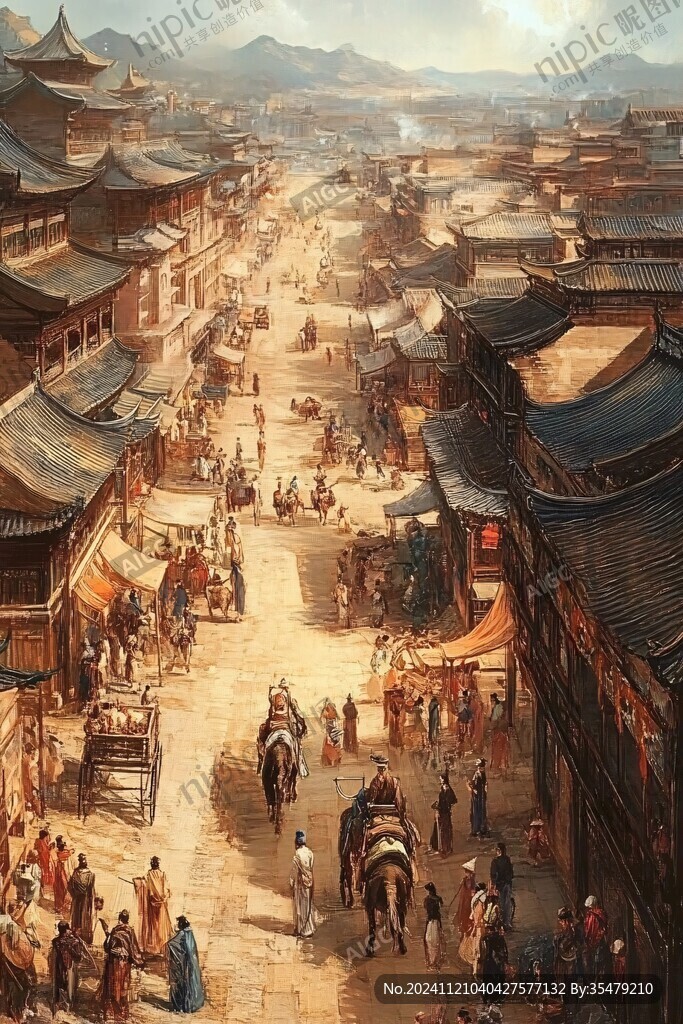 宋代繁华街景