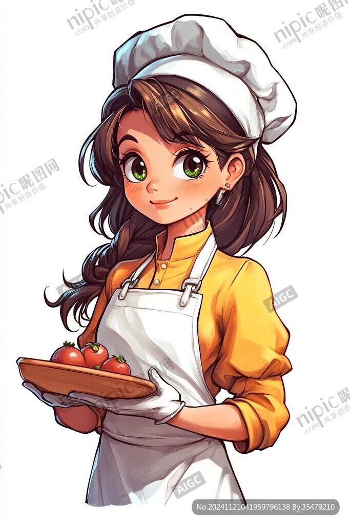 动漫女厨师
