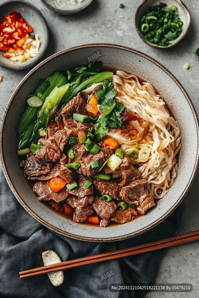 早餐美食牛肉面