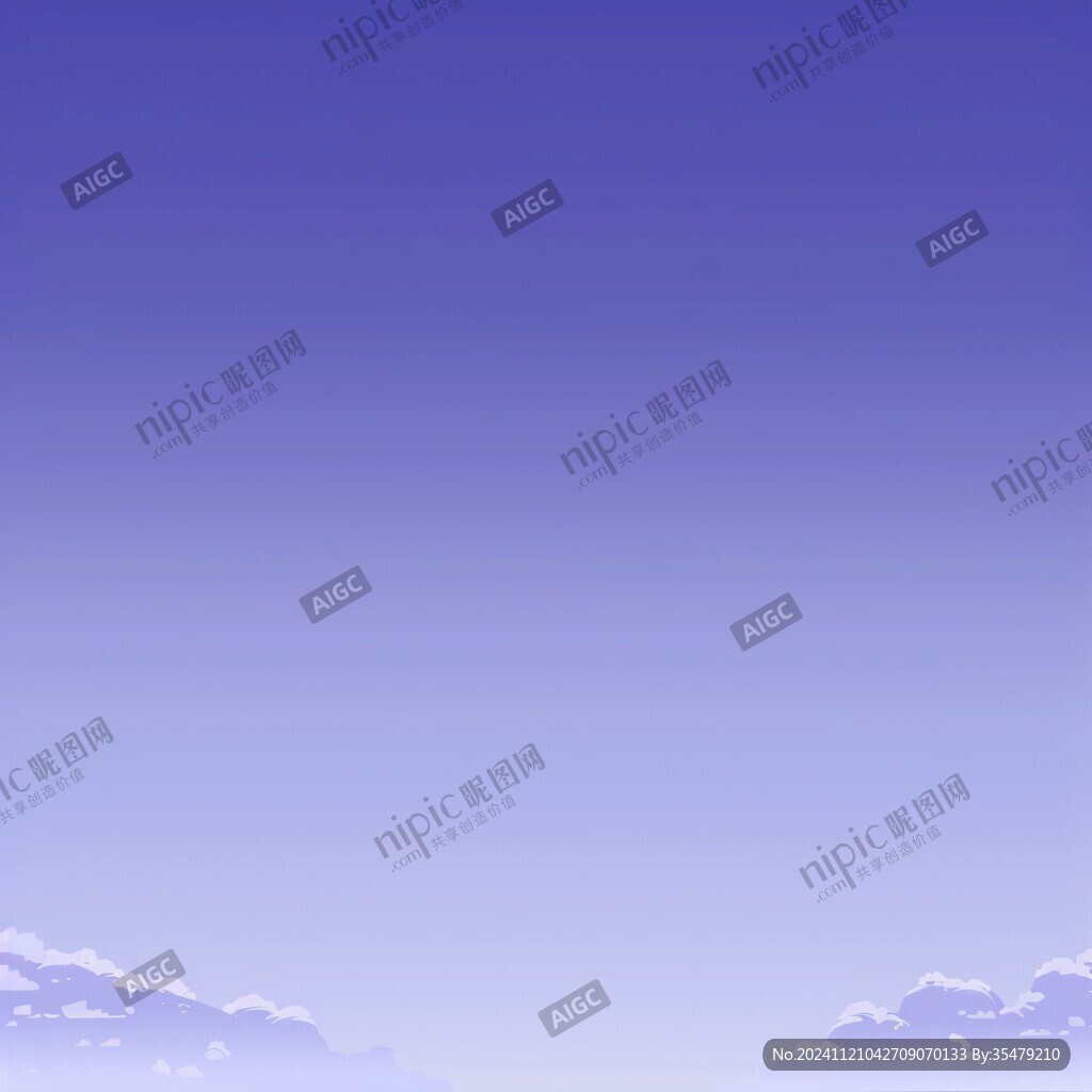 紫色渐变天空