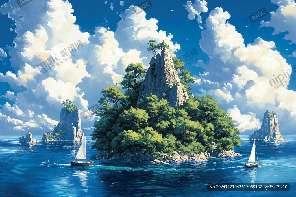 宽屏风景画