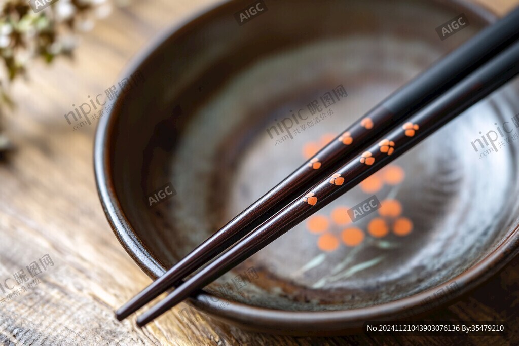 乌木圆筷