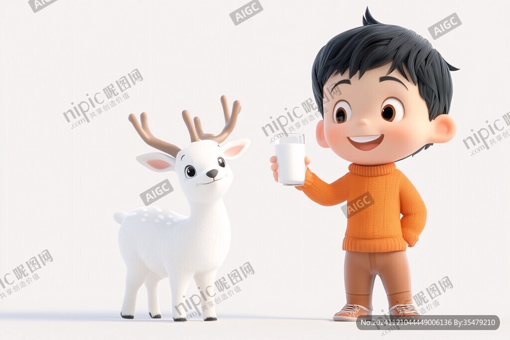 小鹿ip形象