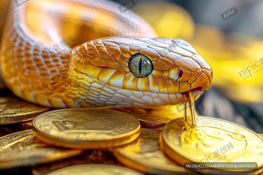 金蛇戏珠