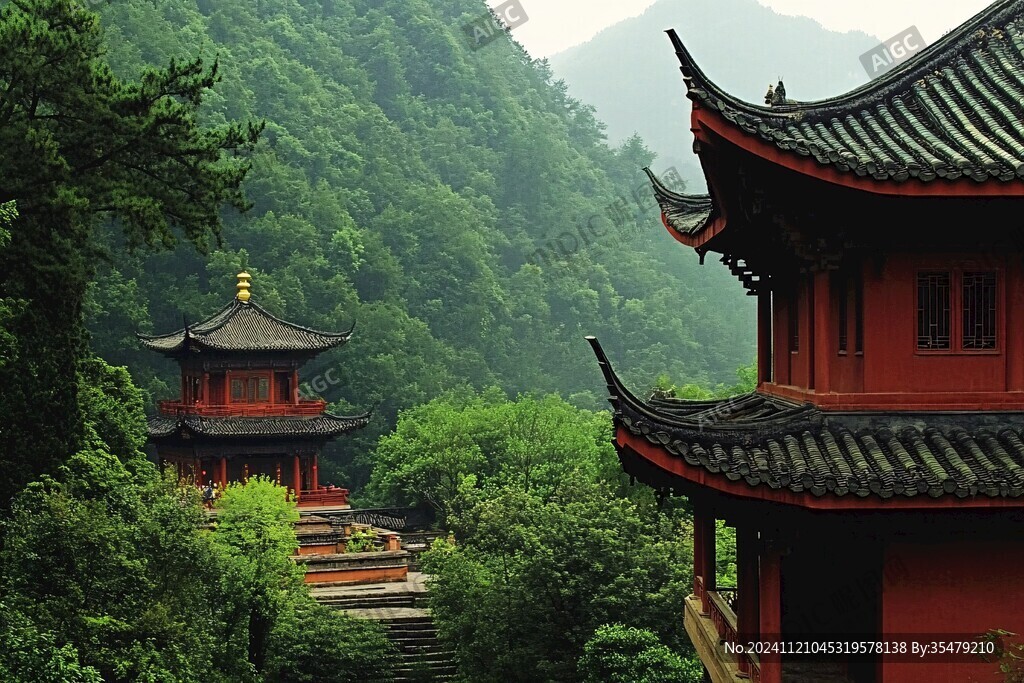 山林深山禅寺